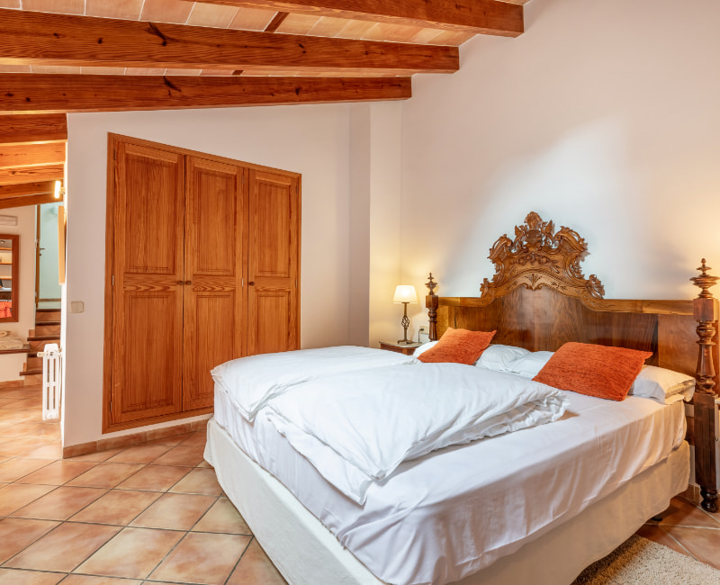 Hotel Can Tem Imagen de una de las habitaciones doble superior del hotel can tem